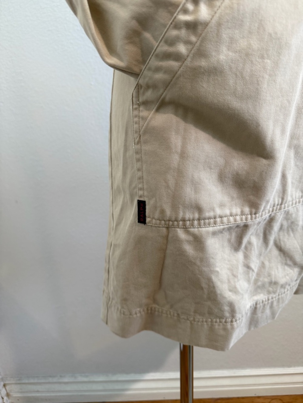 Ralph Lauren Beige/Tan Cotton Dress S - Picture 5 of 9
